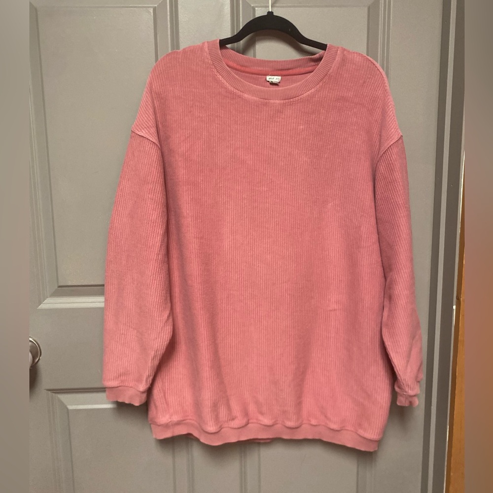 Aerie Ribbed Oversized Crewneck - Size XS